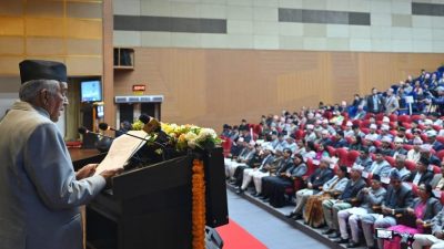 भ्रष्ट प्रवृत्तिले राष्ट्रको विकासमा अवरोध सिर्जना गर्छ : राष्ट्रपति पौडेल