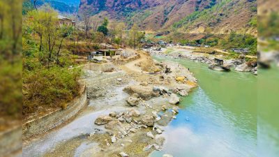 बागलुङका २५ स्थानमा तटबन्ध गरिँदै