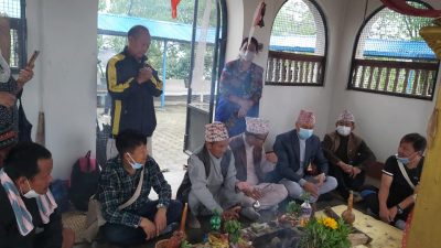 भूमेस्थानमा पूजा, आराधना गरी मनाइँदै उँभौली पर्व