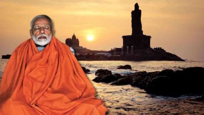 नरेन्द्र मोदीले थाले ४५ घण्टे ध्यान