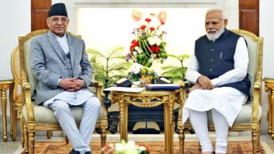प्रधानमन्त्री दाहाल र भारतका प्रधानमन्त्रीबीच टेलिफोन वार्ता