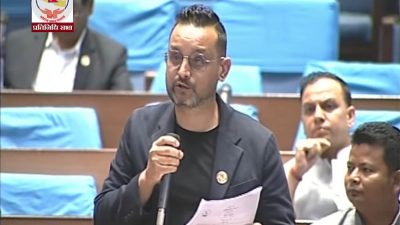 घण्टाघरको घडी मर्मत गर्न सांसद शाहको सरकारलाई ध्यानाकर्षण
