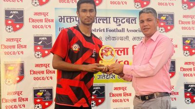 उज्वल बने खेलको म्यान अफ दी म्याच