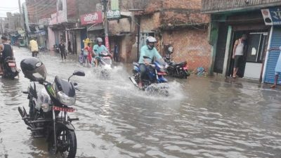 नेपालगन्ज डुबानमा, पस्यो घर पसलमा बाढी