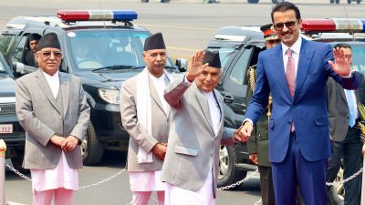 कतारी राजा नेपाल आउँदा सरकारको सवा करोड खर्च