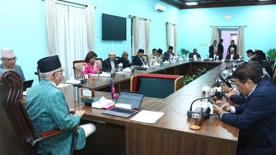 मन्त्रिपरिषद् बैठक बस्दै