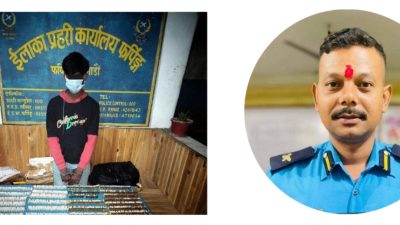 यात्रुवाहक बसमा निगरानी बढाउँदै फपिङ प्रहरी, एक महिनामै २३ सय एम्पुल सहित दुई जना पक्राउ