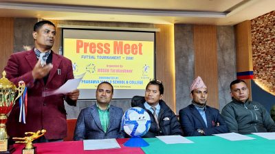शुक्रबार र शनिबार हिसान तारकेश्वरकाे फुट्सल प्रतियाेगिता आयाेजना हुँदै, संयाेजक प्रारम्भ वर्ल्ड