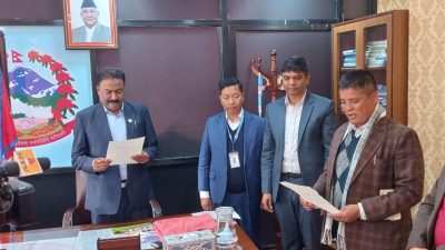 जनजाती उत्थान राष्ट्रिय प्रतिष्ठानका उपाध्यक्षले लिए सपथ