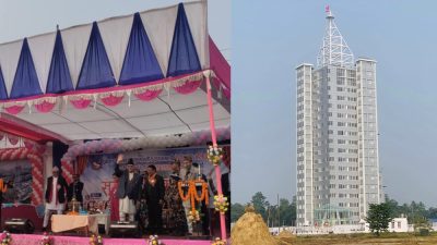 एक अर्ब ४५ करोडमा निर्मित १८ तले दमक कम्प्लेक्सको प्रधानमन्त्री ओलीद्वारा उद्घाटन
