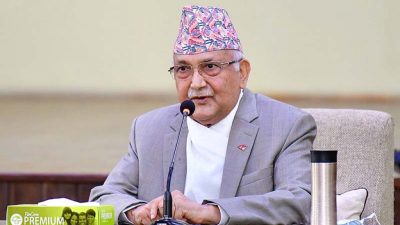 नेपाल र चीनबीचका सम्बन्धमा बौद्ध धर्म एक चम्किलो धागो बनेर रहेको छ : प्रधानमन्त्री