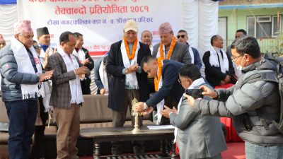 तेक्वान्दो लिग – शुभम र सोनाम विजयी
