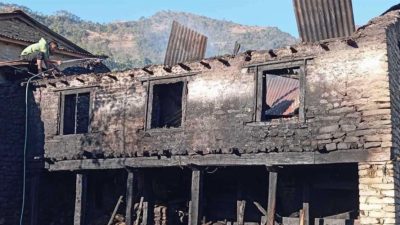 आगलागीमा लाखौंको क्षति