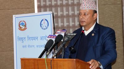 विद्युत क्षेत्रमा लगानी गर्न निजी क्षेत्रलाई ऊर्जामन्त्री खड्काको आग्रह