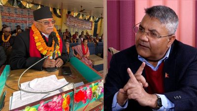 प्रचण्डलाई गोकुलको प्रश्न- सत्ता खुस्केको झोंक सिस्टममाथि नै पोख्न मिल्छ ?