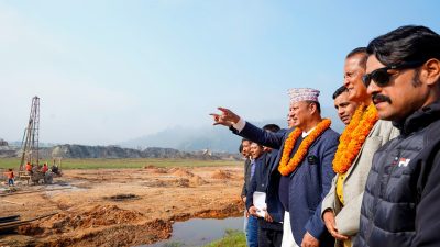 रुपाताल संरक्षणको कामलाई समयमै सक्न उर्जामन्त्री खड्काको निर्देशन