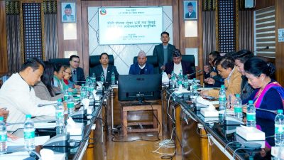 कोशी प्रदेशको उर्जा र सिंचाईको विकासका लागि कोशी प्रदेशका सांसदसँग उर्जामन्त्रीको छलफल
