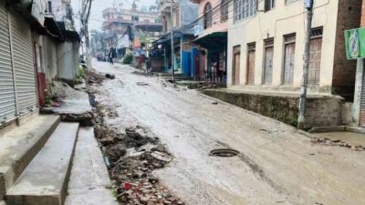 नेपालटार-डाँडागाउँ सडक स्तरोन्नति कार्य: १२ गते रातिदेखि १६ गतेसम्म बन्द