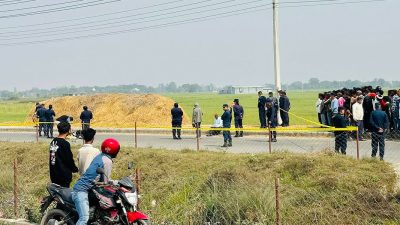 रुपन्देहीमा ढुंगा प्रहार गरेर महिलाको हत्या, परालले छाेपेर फालिएको अवस्थामा शव फेला