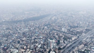 वायु प्रदूषणले धुम्मिएको काठमाडौं (फोटो फिचर )