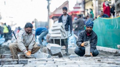 ३२ हजार ८५१ वर्गमिटर क्षेत्रमा ढुङ्गा छाप्ने लक्ष्यसहित योजना कार्यान्वयनमा : ५ वटा निर्माण सम्पन्न