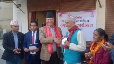 टोखामा मेयर प्रकाश अधिकारीद्वारा ‘मेयर दीर्घायू’ कार्यक्रमको चौथो वर्ष सुरुवात