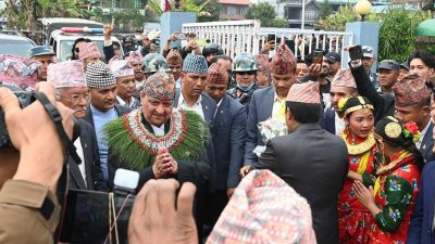 पोखराबाट उडे पूर्वराजा, विमानस्थलमा पञ्चेबाजा बजाएर बिदाई