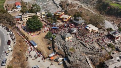 गलेश्वर बजारमा सौन्दर्यकरण