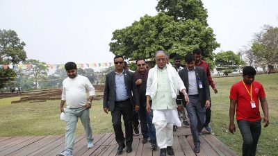 प्रचण्डद्वारा तिलौराकोटको अवलोकन, बौद्ध पर्यटनको प्रवर्द्धनमा जोड