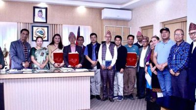 चन्द्रागिरिद्वारा कीर्तिपुर, धुनिबेँसी र दक्षिणकाली नगरपालिकालाई सहयोग