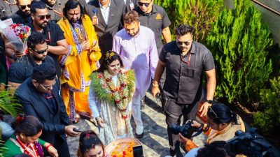 नेपाल आईपुगिन् देवी प्रतिभा, पोखरामा भव्य स्वागत