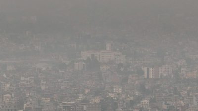 काठमाडौंको वायु प्रदूषण अझै उच्च, स्वास्थ्य सतर्कता अपनाउन अनुरोध