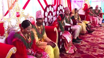१९ जोडीको दाइजोमुक्त सामूहिक विवाह