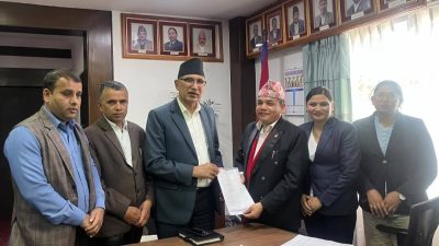 नुवाकोटको समृद्धिका लागि नेकपा (एमाले)ले अर्थ र पूर्वाधार मन्त्रीलाई बुझायो…