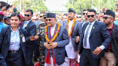 प्रधानमन्त्री ओलीबाट युवा संघ नेपाल दशौं राष्ट्रिय महाधिवेशनको उद्घाटन