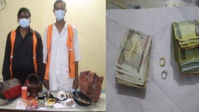 जोगीको भेषमा चोरी गर्ने दुई जना भारतीय नागरिक चितवनमा पक्राउ