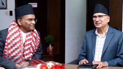 अर्थमन्त्री र नवनियुक्त गभर्नर पौडेलबीच भेटघाट, के भयो छलफल ?