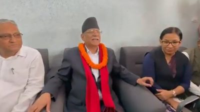 प्रचण्डको दाबी- विपक्षीहरू एकजुट भएर गृहमन्त्रीले राजीनामा दिनुपर्ने स्थिति बनाउँछौँ