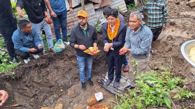 साङ्ला–कुन्चिप्वाकल–ढकालचौर तिन करोड विनियोजित सडकको  मन्त्री अमन मास्केद्वारा शिलान्यास