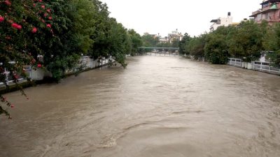 काठमाडौं उपत्यकाका नदीहरुमा जलसतह उच्च, सतर्कता अपनाउन आग्रह