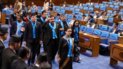 सदनमा आज पनि रास्वपाको नाराबाजी, बजेटमाथिको छलफल जारी