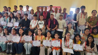 टोखा नगरपालिकाका प्रमुख प्रकाश अधिकारीको प्रमुख आतिथ्यमा सम्मान कार्यक्रम सम्पन्न