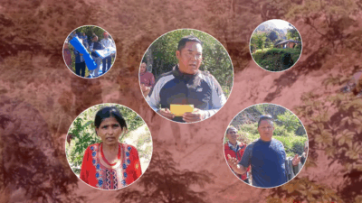 हिलदेवीमा पहिरोले गाउँ नै धसियो, ७८ घर जोखिममा