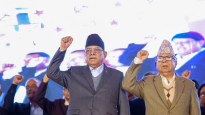 प्रचण्ड बने नेपाली कम्युनिस्ट पार्टीको संयोजक, माधव नेपाल सहसंयोजक , झलनाथ  तेस्रो वरियता