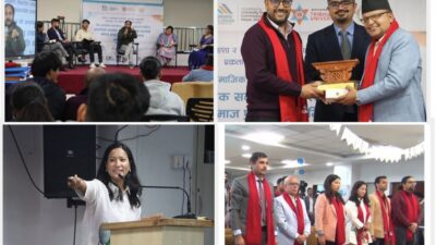 काठमाडौं मोडेल कलेजद्वारा विश्व सामाजिक कार्य दिवस २०८२ भव्य नीति संवादसहित सम्पन्न