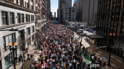 अमेरिकामा ट्रम्पविरूद्ध ८० लाख मानिस सडकमा