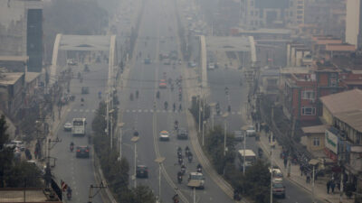 काठमाडौँमा वायु प्रदूषण बढ्यो : एक्युआई