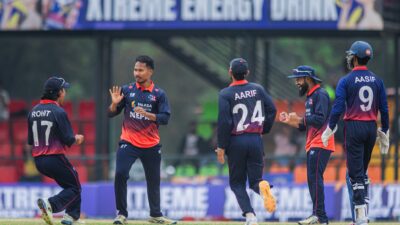 नेपालले यूएईलाई ३७ रनले हरायो
