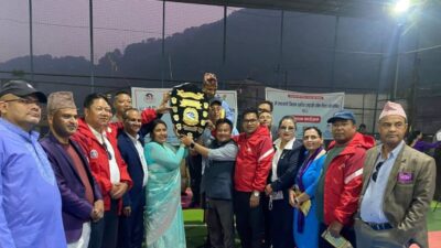 तार्केश्वर नगरपालिका राष्ट्रपति रनिङ् शिल्ड प्रतियोगितामा लगातार तेस्रो पटक च्याम्पियन