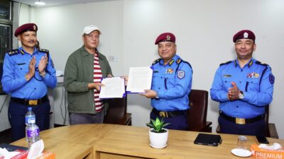 टोखामा सिसिटिभी जडान गर्न उपत्यका प्रहरी कार्यालयसँग ५० लाखको सम्झौता